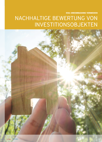 Nachhaltige Bewertung von Investitionsobjekten